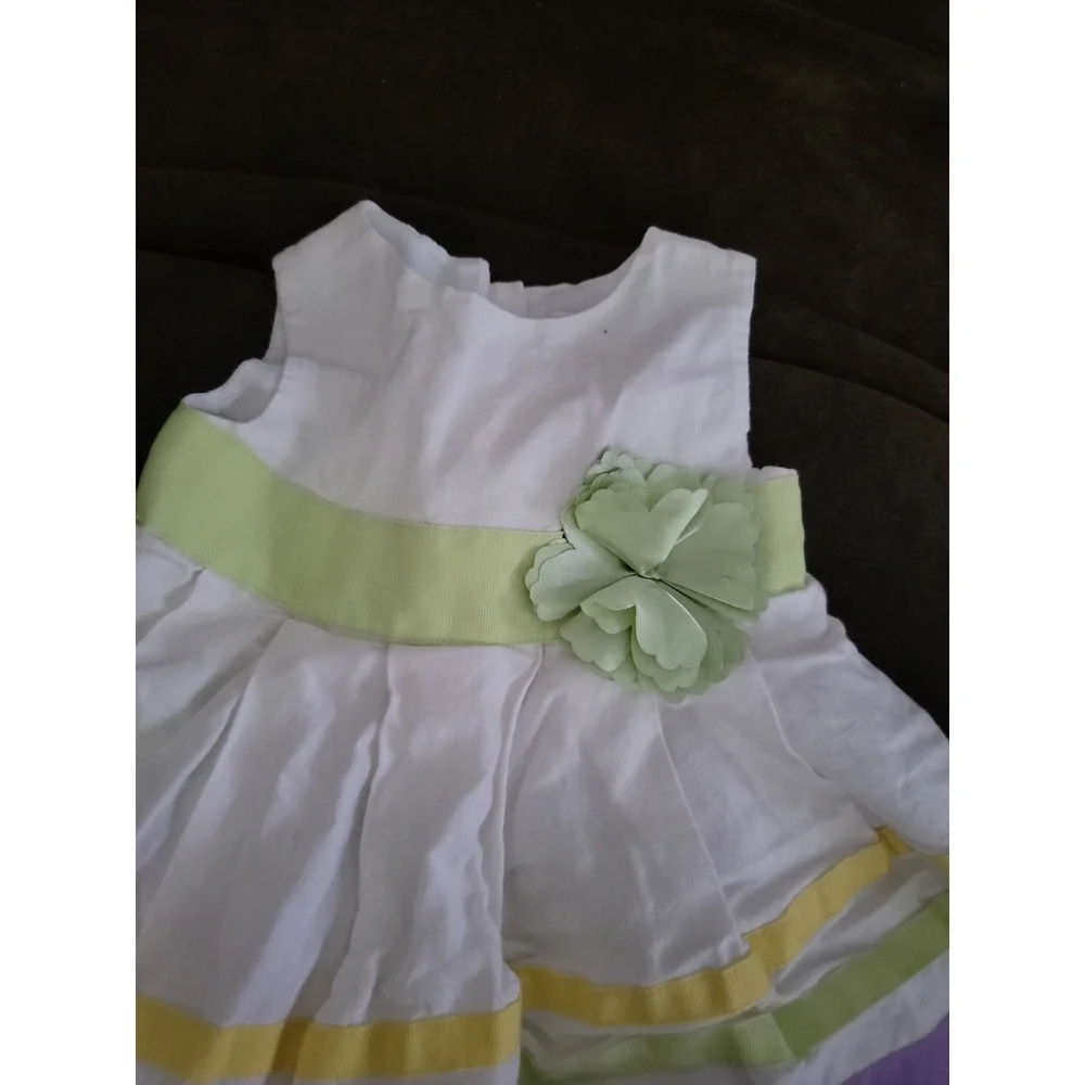 Gymboree first picnic layette line spring Easter dress size 6 12 months‎